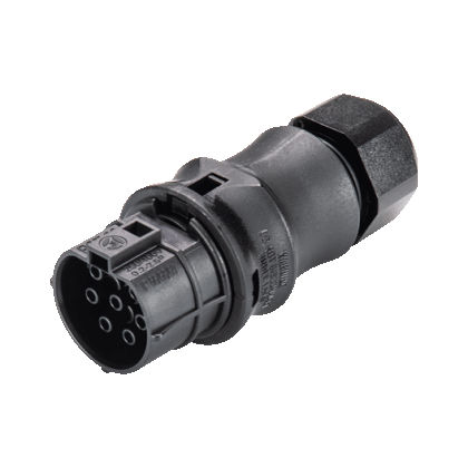 Conector de alimentação elétrica - RST® CLASSIC - WIELAND ELECTRIC - DIN / redondo / 4 polos