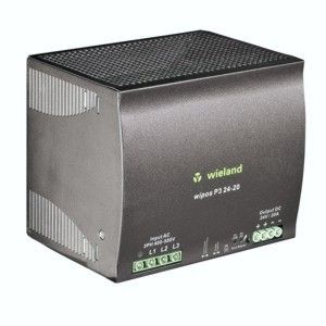 Fonte de alimentação elétrica para trilho DIN - wipos - WIELAND ELECTRIC - CA/CC / com saída simples / chaveada
