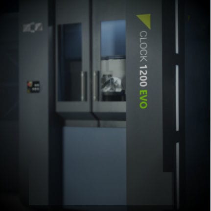 Centro de usinagem de 5 eixos - CLOCK 1200 EVO - MCM Machining Centers Manufacturing - de 4 eixos / vertical / com mesa giratória inclinável
