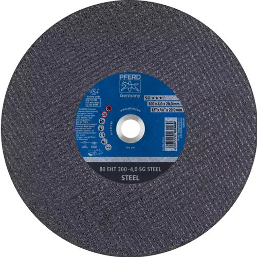 Disco de corte para aço - 61329120  - PFERD - para ferro fundido