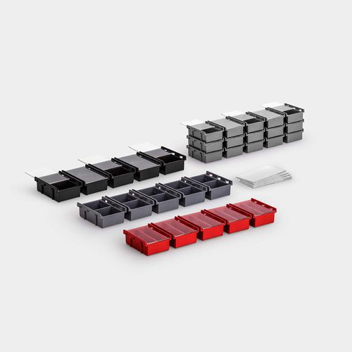 Embalagem em material plástico - InsertSplitBox SL - rose plastic - para pastilhas de corte
