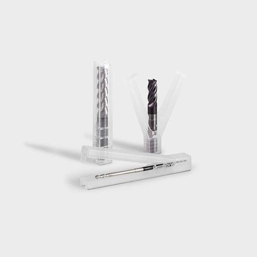 Tubo de embalagem em material plástico - TopPack Wing - rose plastic - para ferramentas em carboneto / para movimentação