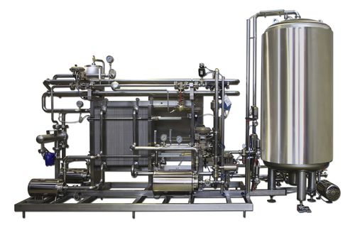 Pasteurizador a vapor - FISCHER Maschinen- und Apparatebau GmbH - para cerveja / para trocador de calor / automático