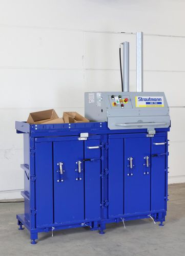 Prensa enfardadeira para papelão - MK 700  - Strautmann Umwelttechnik - para filme plástico / para latas / para garrafas