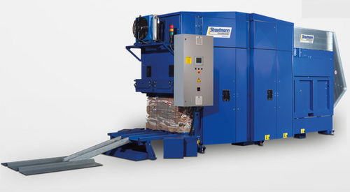 Prensa enfardadeira para papelão - BaleTainer® - Strautmann Umwelttechnik - para filme plástico / para garrafas / horizontal