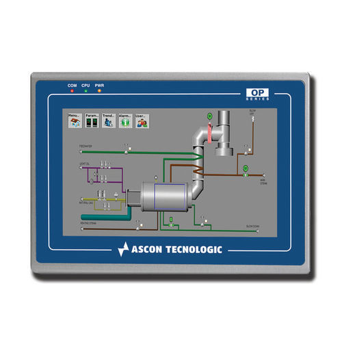 Terminal com touch screen - OPMT 8071IE - ASCON TECNOLOGIC - embutido / 800 x 480 / TFT LCD