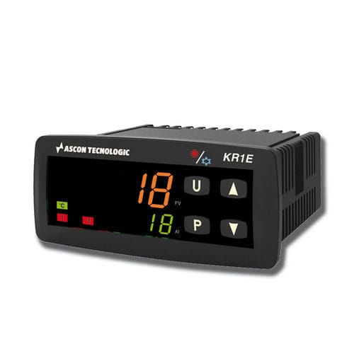 Controlador de temperatura com display LCD - KR1E - ASCON TECNOLOGIC - PID / UL / IP65