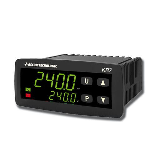 Controlador de temperatura com visor LED duplo - KR7 - ASCON TECNOLOGIC - programável / UL / RS-485