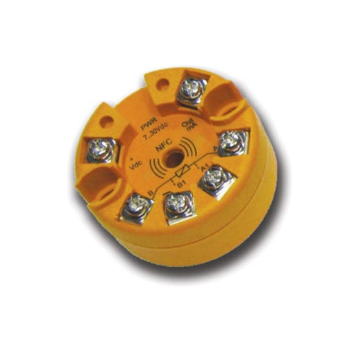 Transmissor de temperatura para montagem em cabeçote - ATT1 - ASCON TECNOLOGIC - para trilho DIN / RTD / com termopar