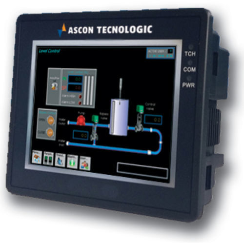 Terminal com tela sensível ao toque resistiva - PM 335 - ASCON TECNOLOGIC - embutido / 320 x 240 / TFT LCD