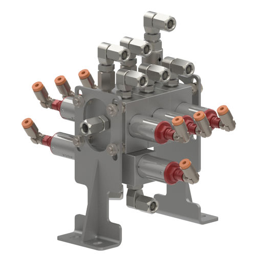 Trocador de cores industrial - 4003 - POMTAVA SA - para robô de pintura