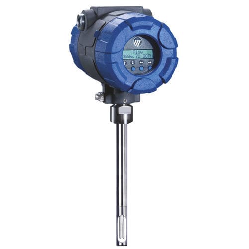 Sensor de fluxo térmico - Thermatel® TA2 - Magnetrol - AMETEK - de massa / de gás / compacto