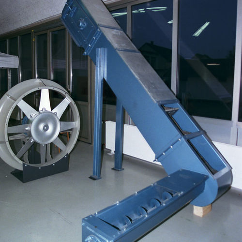 Transportador de corrente - KKF 300-1K-E/TS - Vecoplan - horizontal / de transporte / para produtos a granel