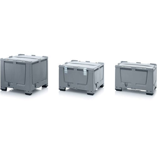 Caixa-palete em material plástico - BG SASC series - AUER Packaging GmbH - de armazenamento / com tampa / para parede