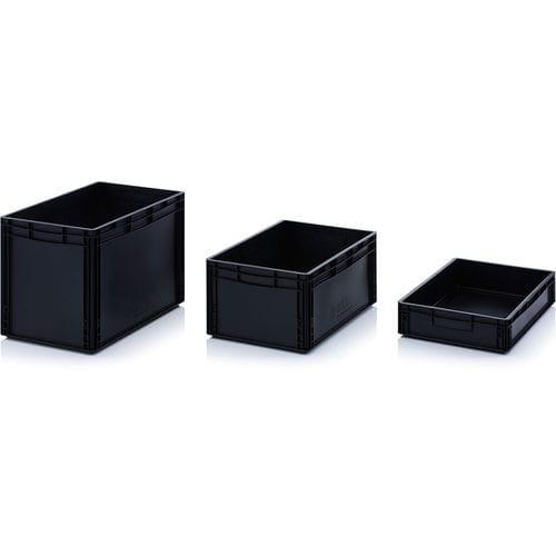 Caixa plástica - ESD EG HG series - AUER Packaging GmbH - de armazenamento / de transporte / empilhável
