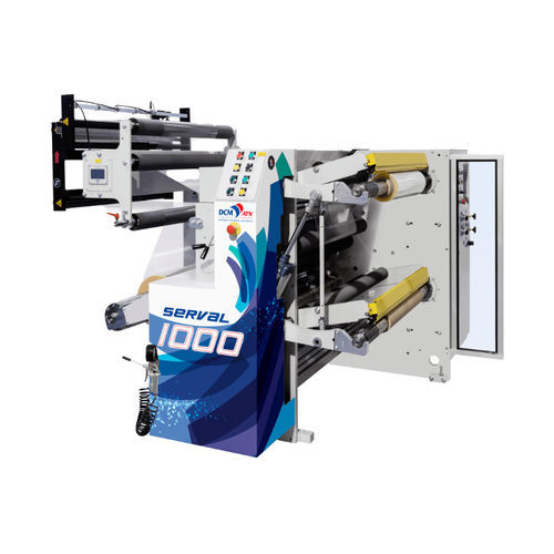 Rebobinadeira-cortadeira longitudinal automática - SERVAL 1000 - DCM ATN - compacta / de alta velocidade / modular