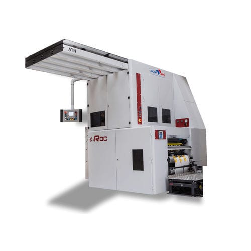 Máquina de corte rotativa - E-RDC - DCM ATN - com saca-bocados / para papel / para papelão