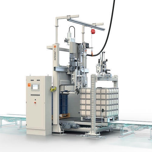 Envasadora robótica - INTEGRA® 71 - Feige Filling - totalmente automática / de tambores sobre paletes / IBC