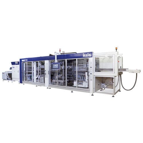 Termoformadora alimentada por bobina - IC-RDKP 72k - ILLIG Maschinenbau GmbH & Co. KG - para a produção de copos / automática
