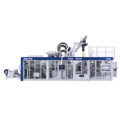 Termoformadora alimentada por bobina - RDM 76K 4G - ILLIG Maschinenbau GmbH & Co. KG - para a produção de copos / automática