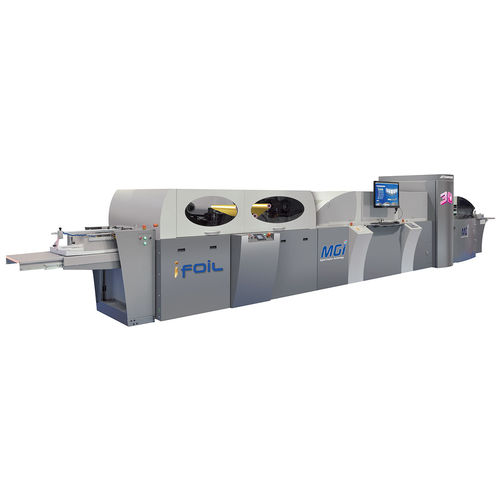 Máquina de estampagem a quente - iFOIL - MGI Digital Graphic Technology