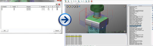 Módulo de software de cálculo - NCSIMUL Optitool - MSC SOFTWARE - HEXAGON MANUFACTURING INTELLIGENCE - de pós-processamento / de pós-processamento NC / de programação de usinagem