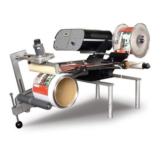Rotuladora semiautomática - D250T - PMR System Group - para garrafas / para indústria de cosméticos / para a indústria farmacêutica