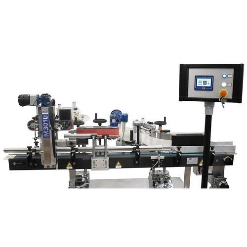 Rotuladora automática - M3010T NECK - PMR System Group - para garrafas / wrap-around / para a indústria de alimentos e bebidas