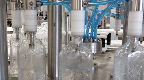 Enxaguadora-enchedora-tampadora para garrafas - MRFC22 - PMR System Group - automática / monobloco
