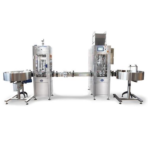 Envasadora/tampadora volumétrica - RT2U - PMR System Group - de cremes cosméticos / para líquidos / automática