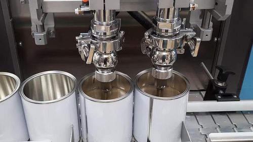 Envasadora/tampadora para pinturas e revestimentos - RT2U - PMR System Group - volumétrica / pneumática / de pressão