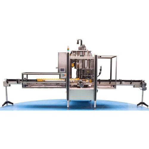 Tampadora-rosqueadora de tampas screw-on - Zalkin - rotativa / multicabeça / automática