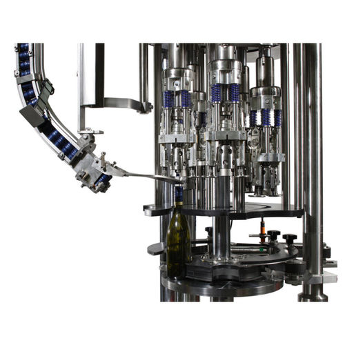 Torre tampadora rotativa - Zalkin - para capsulagem com rolos / screw-on / automática
