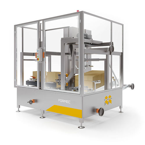 Formadora de caixas automática - FORMEC - TMG Impianti S.p.a. - cola quente hot-melt / fita adesiva / de dobramento preciso