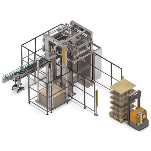 Despaletizadora semiautomática - VEGA60 - TMG Impianti S.p.a. - por impulso / para latas de conserva / para a indústria de alimentos e bebidas