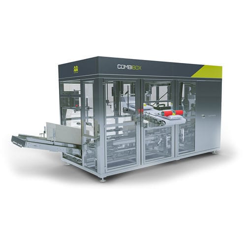 Formadora-embaladora-fechadora de caixas automática - COMBIBOX - TMG Impianti S.p.a. - multifuncional / para a indústria alimentícia