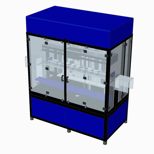 Envasadora de potes - MLR 6 AC - SEVEN FLUSS S.r.l. - para produtos fitossanitários / para transportador / linear