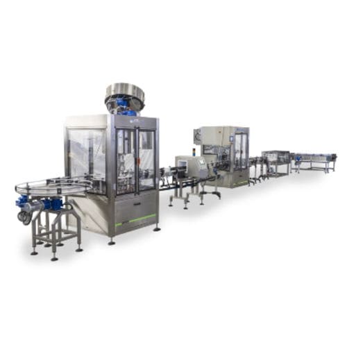 Envasadora/tampadora automática - Linea Soffiatura, Riempimento, Controllo Peso e Tappatura - SEVEN FLUSS S.r.l. - para produtos alimentares / por peso