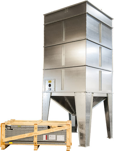 Silo com fundo cônico - KONGSKILDE INDUSTRIES - para produtos a granel / em aço / industrial