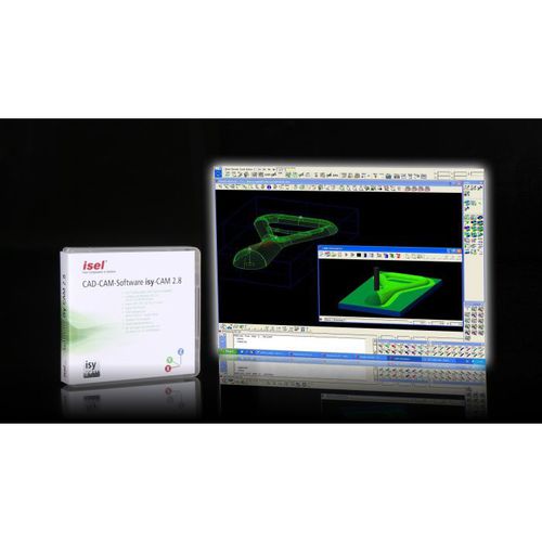 Software de simulação - isy CAM 2.8 - isel Germany - de controle / de CAD / de CAD/CAM