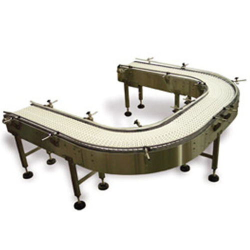 Transportador em aço inoxidável - M600 Series - OK International - de esteira modular / de corrente tipo "table top" / horizontal
