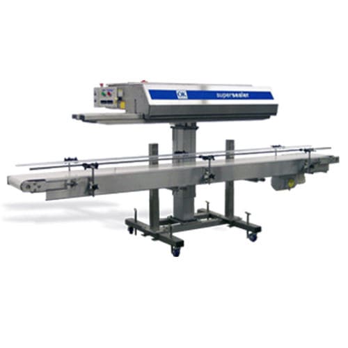 Seladora a ar quente - Supersealer SS4 - OK International - semiautomática / para sacos / para serviços pesados