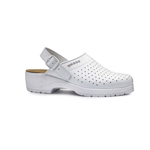 Sapato tipo tamanco para laboratório - B0551 XENO - BASE PROTECTION - antiderrapante / em couro