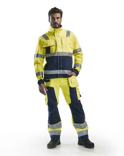 Jaqueta de trabalho - 406418113389 - BLAKLADER WORKWEAR - impermeável / de alta visibilidade / em algodão