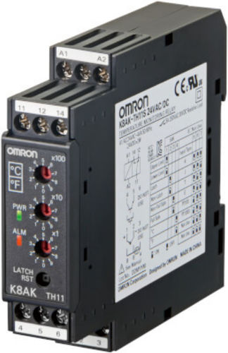 Controlador de temperatura de LED - K8AK-TH series - Omron Electronics GmbH - sem visor / circuito único / vários loops