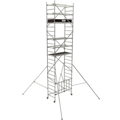 Torre de andaime móvel - Speedy 4 + 3T - TUBESCA - para fachada / modular / em alumínio