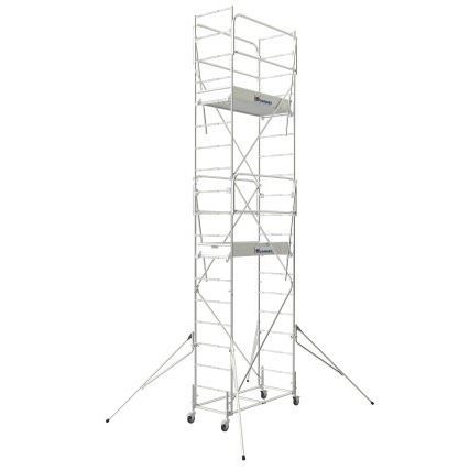 Torre de andaime móvel - GENERIS 300-4 - TUBESCA - para fachada / modular / em aço galvanizado