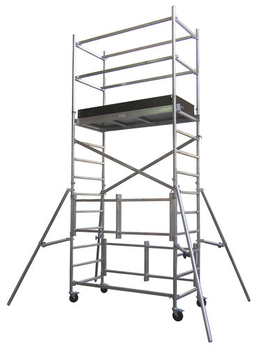 Torre de andaime móvel - Aluxis Junior - BELLEGROUP - para fachada / modular