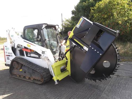 Valetadeira de roda - HW60 - AFT TRENCHERS LIMITED - para minicarregadeira / para escavadeira hidráulica / para infraestruturas