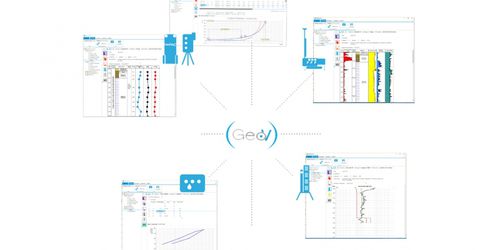 Software de análise de dados - GEOVISION® - APAGEO - de aquisição de dados / para teste / de cálculo